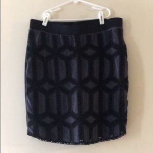 Blue/Gray and Black H&M Skirt